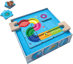 Haba !!! Game - Logic! GAMES - Milo's water park (Dutch) = German 1306822001 - French 1306822003