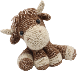 Hardicraft knitting kit cuddly toy Luke Highlander 20 cm DIY set