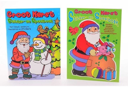 Harlequin Christmas Sticker and coloring book 32 pages