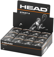 Head squash balls white - Start Single White Dot - box of 12 pieces
