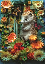 Trefl jigsaw puzzle Hedgehog - 1000 pieces premium FSC puzzle