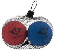 Angel Sports high bounce balls toy red and blue in netbag-2