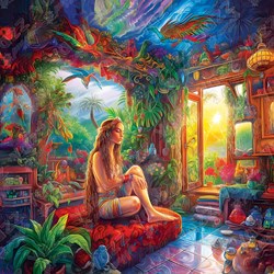 Yazz puzzle Home in Heaven - jigsaw puzzle 1023 pieces multicolor