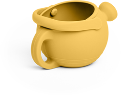 Bigjigs silicone watering can - Honey Yellow