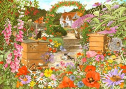 House of Puzzles jigsaw puzzle Bee Happy 1000 pieces cardboard colorful