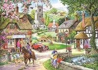 House of Puzzles jigsaw Feeding The Ducks 1000 piece puzzle