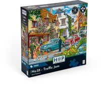 House of Puzzles jigsaw Traffic Jam 1000 pieces puzzle game-2
