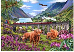 House of Puzzles jigsaw puzzle Glenfinnan Ladies 500 XL pieces
