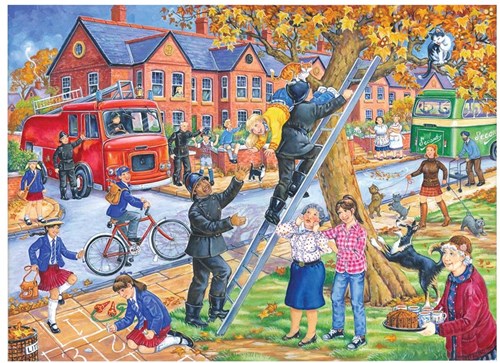 House of Puzzles XXL Jigsaw Saving Miss Kitty 250 Pieces Puzzle