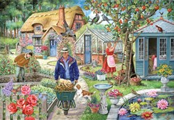 House of Puzzles jigsaw puzzle - 1000 pieces garden theme puzzle