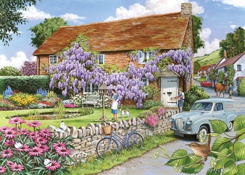 House of Puzzles jigsaw puzzle Wisteria Cottage 250 large pieces