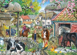 House of Puzzles jigsaw Horseshoe Farm 250 XL pieces farm puzzle
