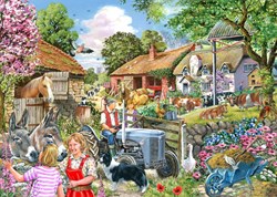 House of Puzzles jigsaw At the Farm Gate 500 XL pieces puzzle