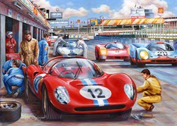 House of Puzzles jigsaw puzzle Pit Stop 500 XL pieces puzzle