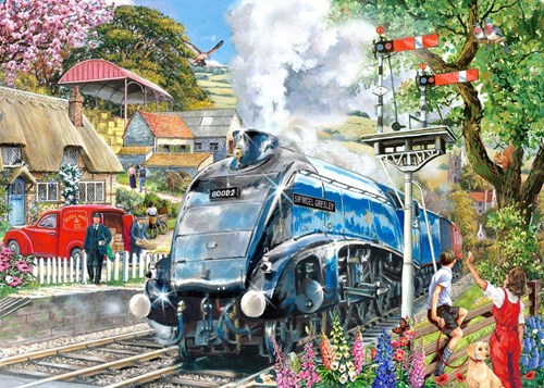 House of Puzzles jigsaw Knight Train 500 XL pieces multicolor
