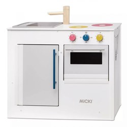 Micki wooden play kitchen - pastel colors - wooden toy kitchen