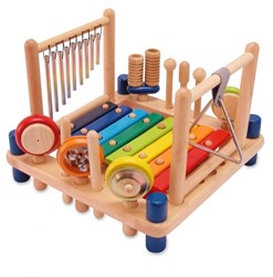 I'm Toy wooden music center - musical instruments toy set