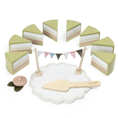 Micki wooden princess cake toy - educational pretend play cake-2