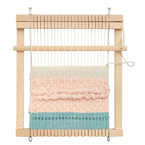 Micki wooden weaving loom - creative toy with yarn for kids-2