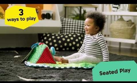 Baby Einstein play mat baby - Discovery Garden Tummy Time Mat & Mirror-3