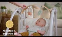 Ingenuity baby swing Cozy Spot portable with toy bar and music-3