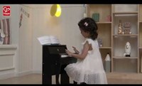 Hape piano with lights black - musical toy with stool-3
