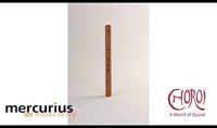Choroi wooden pentatonic toy flute - cherry wood 440 Hz-2