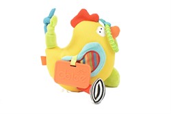 Dolce Toys Classic activity cuddly toy chicken Henny - 26 cm