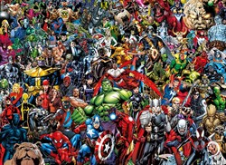 Clementoni puzzle Marvel 1000 pieces - Impossible Avengers jigsaw
