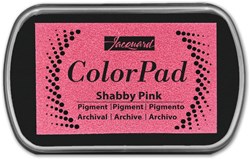 Jacquard ink pad pigment Shabby Pink - slow drying for crafting