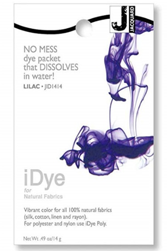 Jacquard fabric dye iDye Natural 14g lilac for cotton textiles
