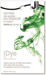 Jacquard fabric dye iDye Natural 14 g Emerald Green for cotton and silk