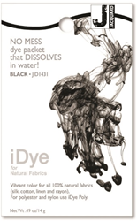 Jacquard fabric dye iDye Natural 14g black for natural textiles