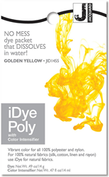 Jacquard fabric dye iDye Poly 14g Golden Yellow for polyester textiles