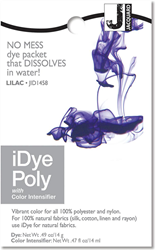 Jacquard fabric dye iDye Poly 14 g lilac for synthetic fabrics
