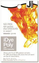 Jacquard fabric dye iDye Poly 14 g orange for synthetic fabrics