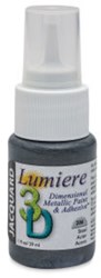 Jacquard 3D paint steel grey - creative hobby paint 29 ml