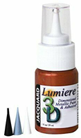 Jacquard 3D paint toy Lumiere copper 29 ml fabric paint