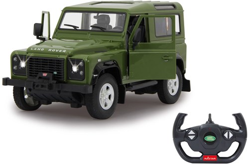 Jamara Land Rover Defender RC car 1:14 green - toy car-2
