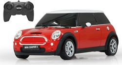Jamara Mini Cooper S 1:24 remote control car red toy