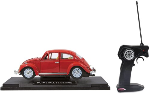Jamara Volkswagen RC car Beatle Diecast 1:18 red 27MHz toy-2