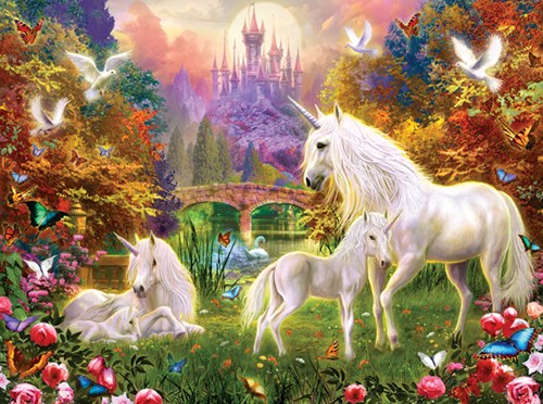 SunsOut puzzle Castle Unicorns - 1000 pieces - Jan Patrik Krasny