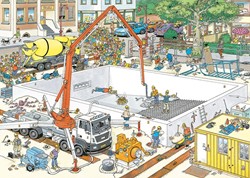 Jumbo Puzzle Jan van Haasteren Almost finished? - 1000 pieces