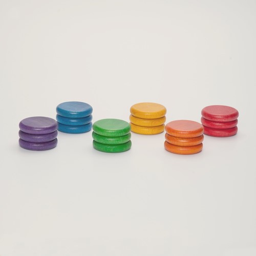 Grapat 18 x coins (6 colors)