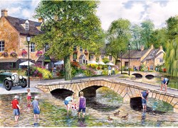 Gibsons jigsaw puzzle - 1000 pieces - Bourton-on-the-Water puzzle