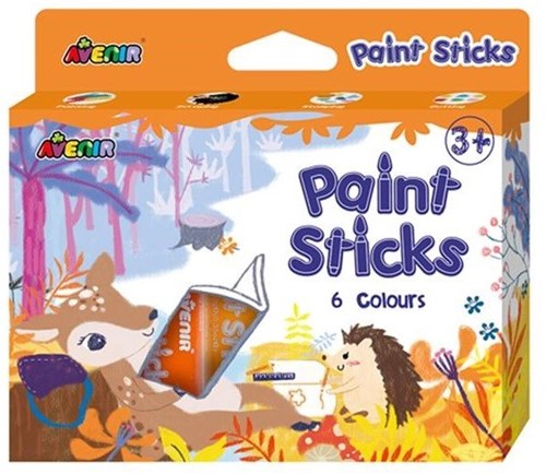 Avenir paint sticks - 6 colors in box, creative toy for ages 3+