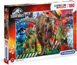 Clementoni puzzle Jurassic World - 180 pieces - dinosaur jigsaw for kids