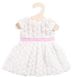 Heless Dress with roses (white/pink) size 35-45cm