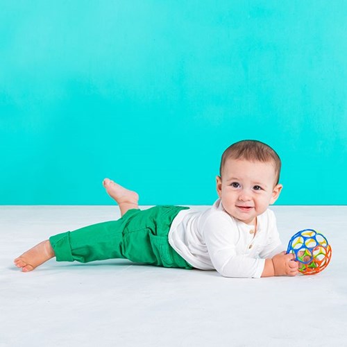 Oball classic toy ball multi color - 10 cm flexible and lightweight-2