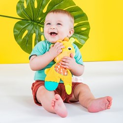 Bright Starts cuddle teether toy giraffe - baby toy multicolor